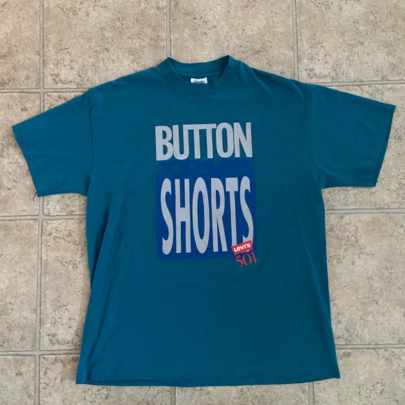 Vintage Levi’s 501 Single Stitched Tee Shirt - Picture 1 of 4